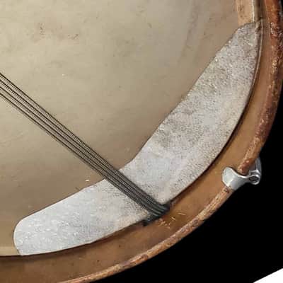 Thumb Rod Maple/Mahogany 12" Snare Drum Calf Heads Restored & Working image 13