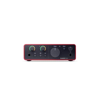 Focusrite Scarlett Solo 4th Gen USB Audio Interface with Scarlett Mic Pre