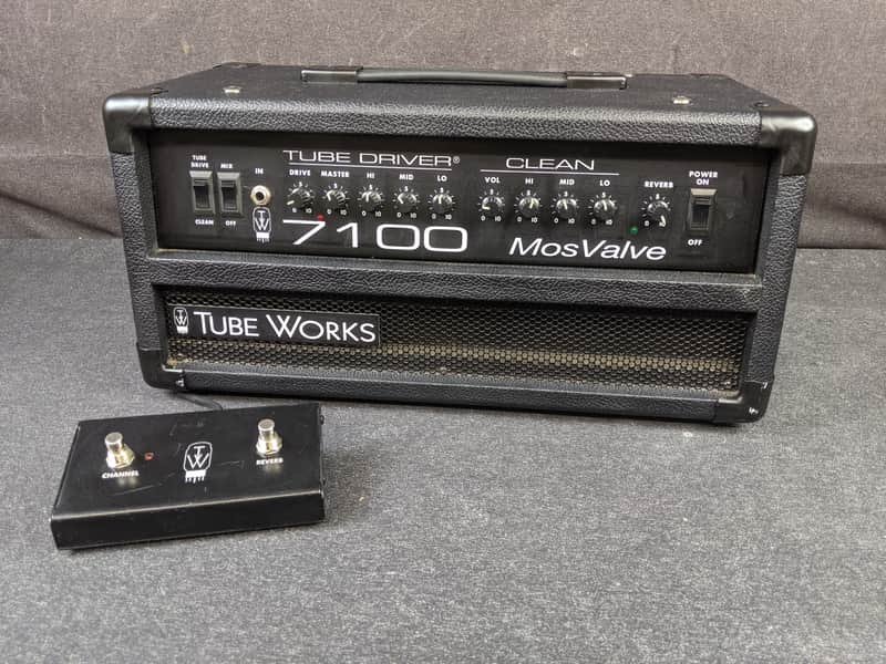 Genz Benz Tube Works 7100 MosValve 100W Guitar Amplifier Head BK