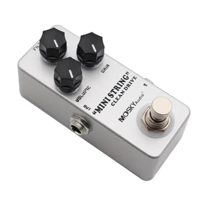 Mosky MINI STRING CLEAN DRIVE Overdrive Guitar Effect Pedal Amp Sim + Hot Box Tuner image 6