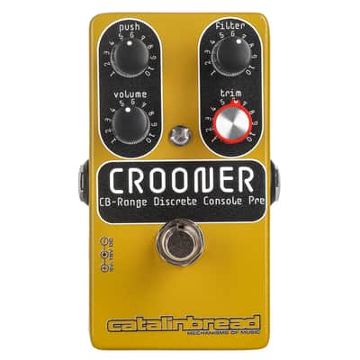 New Catalinbread Crooner CB-Range Discrete Console Preamp Guitar Effects Pedal imagen 1