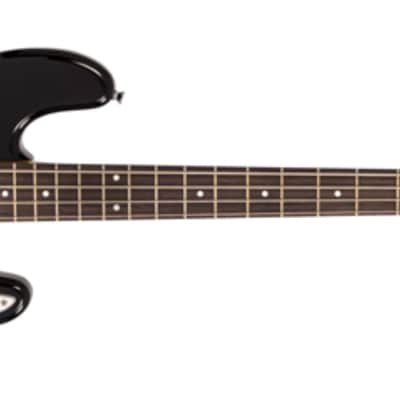 NEW! Vintage Brand V4 V4BK P bass guitar in boulevard black finish image 2