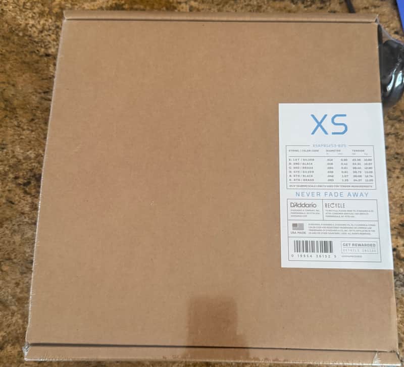 TWO BRAND NEW UNOPENED 25 Set D'Addario XS Phosphor Bronze Acoustic Guitar Strings 12-53 image 1