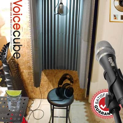 The VoiceCube Slam Jam, turn any wall in to a pro vocal booth 2021 Black & Charcoal image 1