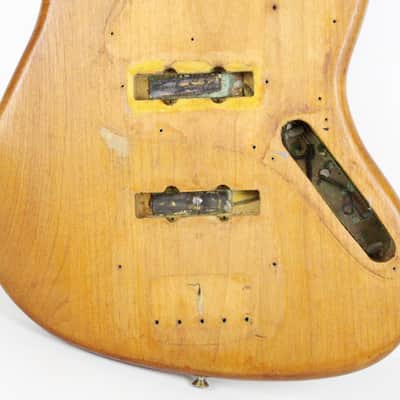 1965 Vintage Fender Jazz Bass Body L-Series Natural ~LIGHT WEIGHT~ USA 1960s Pre-CBS image 3