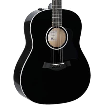 Taylor 217e Plus Grand Pacific Acoustic-Electric Guitar (with Aerocase), Black image 1