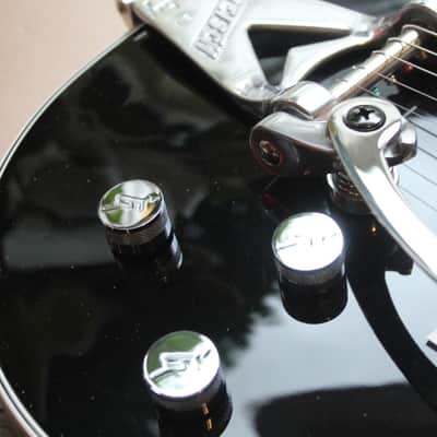GRETSCH "G6128T-GH George Harrison Signature Duo Jet™ with Bigsby, Rosewood Fingerboard, Black" HARDCASE, PAPERS image 6