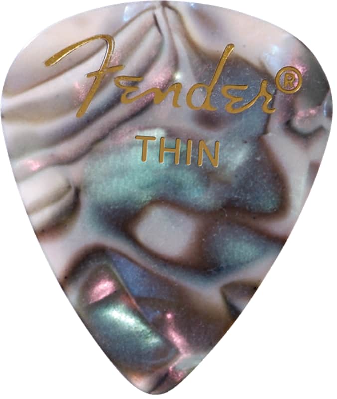 Fender Premium Pick - Thin & Abalone - Just $5.99