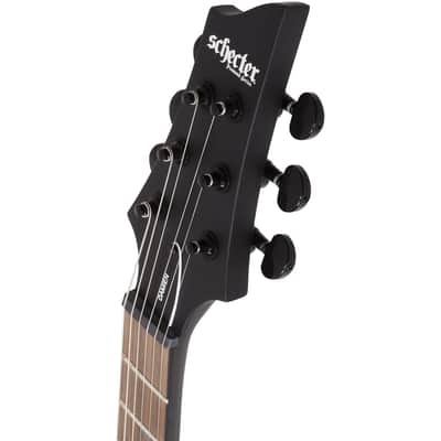 Schecter Damien-6 Electric Guitar - Satin Black image 3