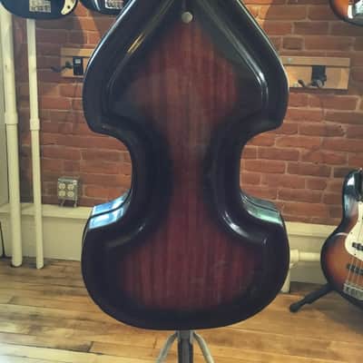 Ampeg Baby Bass Electric Upright Bass BB4 c.1960's vintage, w/ case & stand image 11