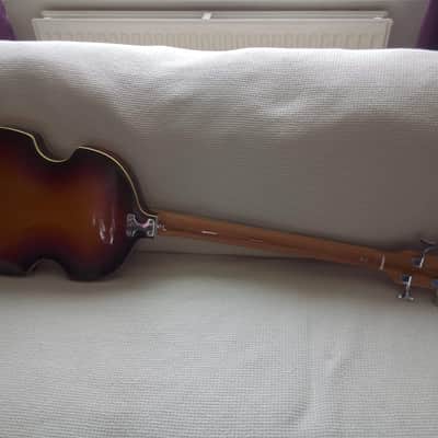 Eko Violin Bass, Left handed, Sunburst 1960s image 12