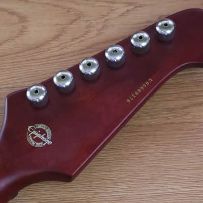 2006 Epiphone Korea Limited Edition Custom Shop Firebird (Worn Cherry) image 13