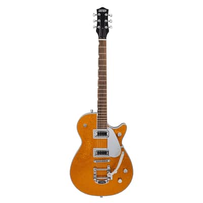 Gretsch G5230T Electromatic Sparkle Jet FT Single-Cut with Bigsby - Laurel Fingerboard, Gold Sparkle image 2