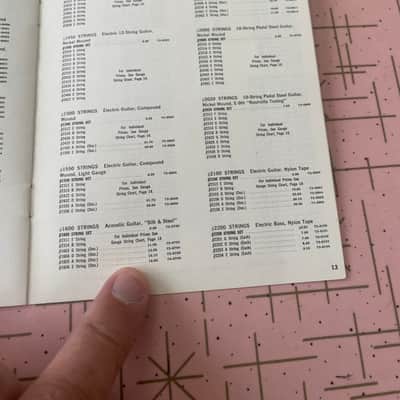 Fender Price Guide 1974 guitars amps bass misc. Case Candy booklet catalog image 8