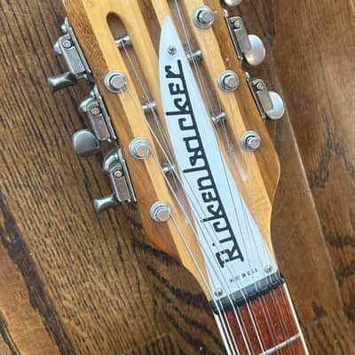 RARE! 1974 Rickenbacker 360/12 - Mapleglo (TIME CAPSULE CLEAN) w/ OHSC image 8
