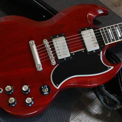 2008 Gibson 61 SG Custom Electric Guitar Cherry Red + COA HSC image 3