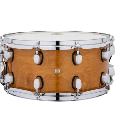 Mapex Mpx 14  In. x6.5 In. Maple/Poplar Hybrid Shell Snare Drum Gloss Natural (MPNMP4650CNL) image 2