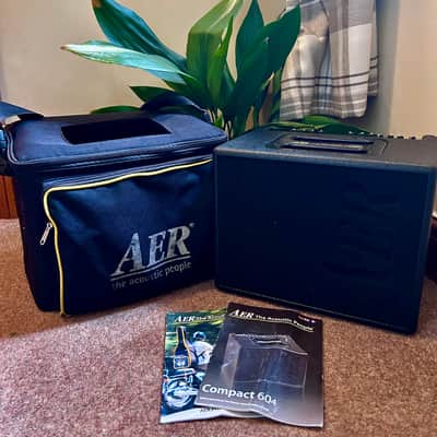 AER Compact 60 Mk4 - Professional Compact 60 Mk4 Acoustic Guitar Amplifier with Case image 1