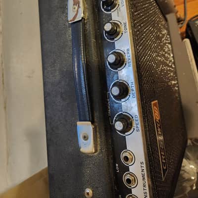 Crestwood Solid State Amp Unknown 60s/70s? - Black tolex image 2