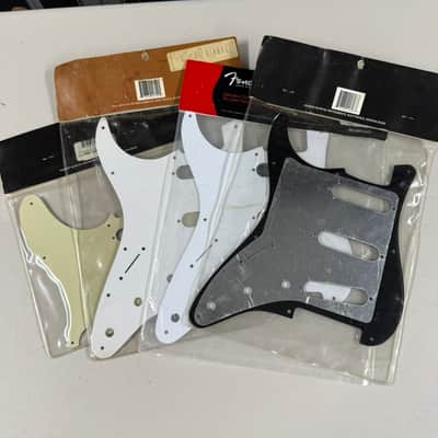 Fender Lot of 4 Pickguards 3 Strat 1 Tele NOS image 2