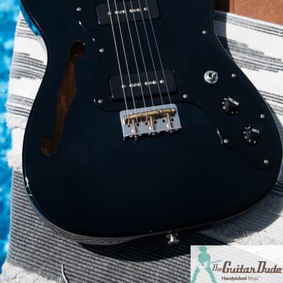 Fender Japan Parts Caster - Mojo Master - '72 Thinline Neck - w Premium Ash Body & Gibson P-90'sm - Pro Set Up w Perfect Frets/Action/Intonation! image 9