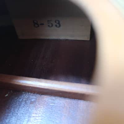 Vintage 1940s Regal Junior Jumbo Flattop Acoustic Guitar Project High Action & Chipped Kluson Tuner Buttons Lots Of Protentional Rare Original Chipboard Case & Case Candy image 21