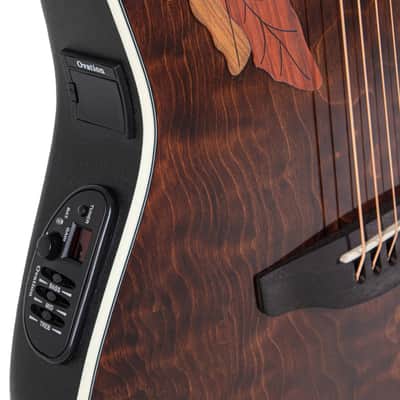 Ovation CE48P-TGE Celebrity Elite Plus Super Shallow Acoustic Electric Guitar, Tiger Eye image 8