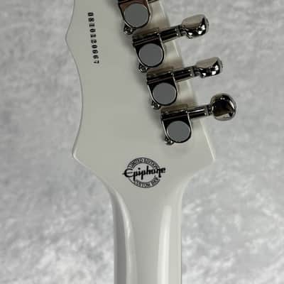 Epiphone Wilshire Custom Shop LTD guitar w/ Bigsby in white finish image 6