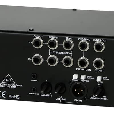 Eden WTPRE World Tour Pro Bass Guitar Preamp Rack | Reverb