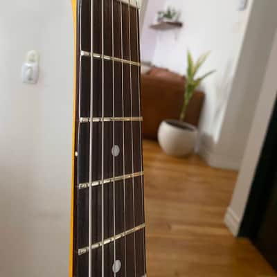 2002 Epiphone Popa Chubby Signature Korina Flying V - Fully Upgraded image 6