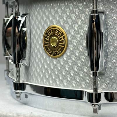 Gretsch 20/12/14/5.5x14" USA Custom Drum Set - 3D Moire w/ Vintage Build image 14
