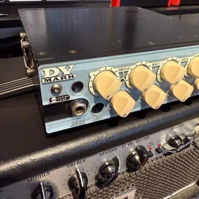 DV Mark DV Micro 50 2-Channel 50-Watt Guitar Amp Head 2010s - Blue image 2
