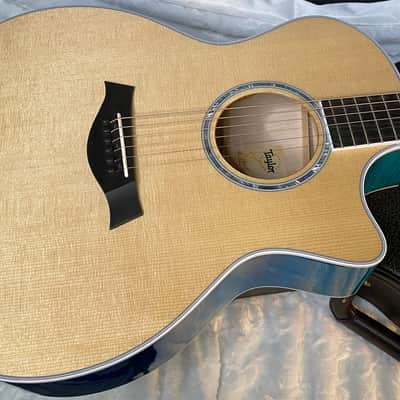 NEW ! Taylor 614ce Custom Acoustic-Electric Guitar - Natural Top - Blue Fade Back and Sides - AAAAA Flamed Maple - Authorized Dealer - G05925 - 4.9lbs image 5