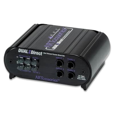 ART DUALZDirect 2-Channel Professional Passive Direct Box Dual Z-Direct Stereo image 5