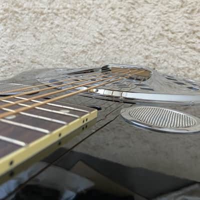 Vandora Electric Guitar Dobro Resonator, Mahogany Neck, Rosewood Fingerboard image 9