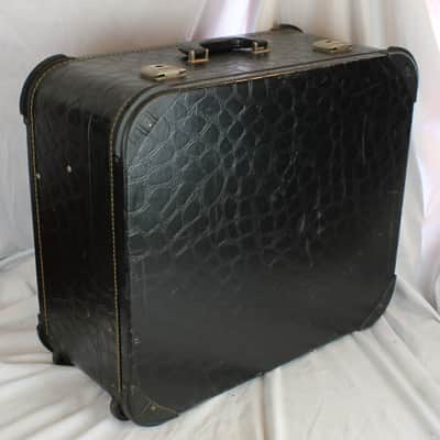 Black Italian Accordion Trolley Hard Case 22" x 18.75 " x 12" (55.75cm x 47.75cm x 30.50cm) image 1