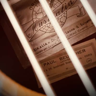 Musikalia vintage gipsy guitar,  mid 50'es, Catania, Sicile image 10