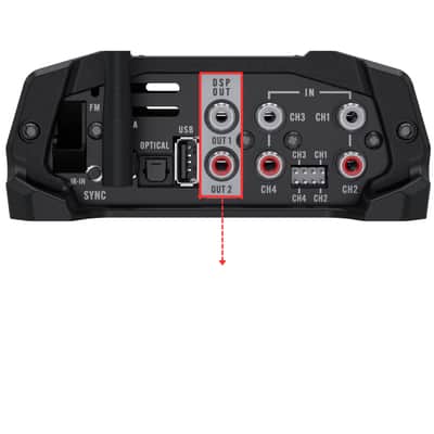 Stetsom HL400.4 Car Amplifier 4-Channel DSP Player Bluetooth FM Radio image 5
