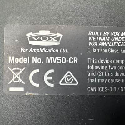 Vox Mv50 Cr Amplifier Head image 4