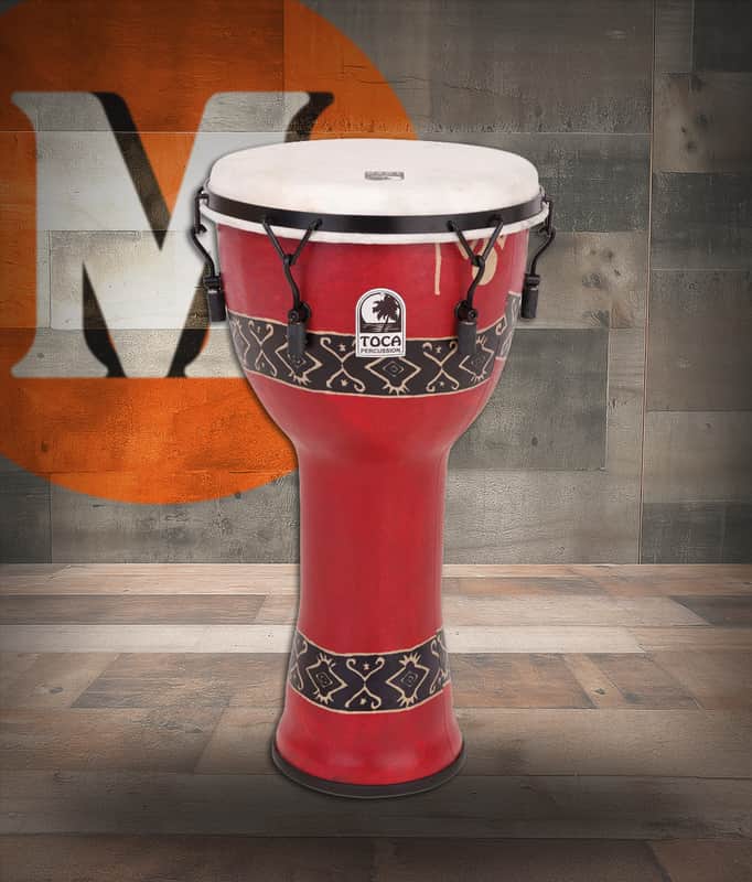 Toca Freestyle Mechanically Tuned Djembe, 12" (SFDMX-12RP) image 1