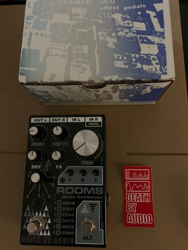 Death By Audio Rooms Stereo Reverb 2020 - Black Sparkle image 1