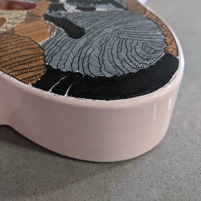 Maverick Telecaster Body KittyCaster Art image 10
