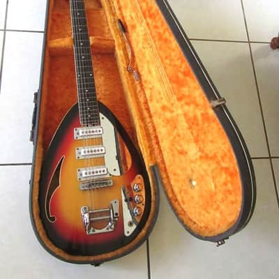 Vox Mark XII “Teardrop” 12-string 1968 3-Tone Burst image 11