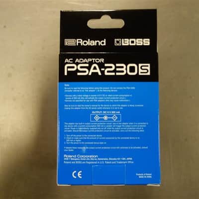 Boss PSA-230S Adaptor EU 230 volt version image 3