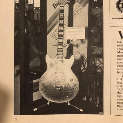 Vintage 1978 Ibanez NAMM Solid Brass Ibanez Artist 2622 Guitar One of a Kind image 13
