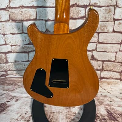 PRS Studio Wood Library Flame Charcoal Natural Mahagony Back image 8