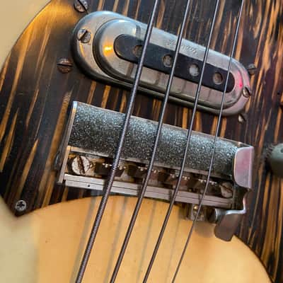 Framus Strato Star Bass 5/65 1960s 1963–1965 - white/blonde image 5
