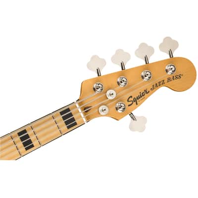 Squier Classic Vibe '70s Jazz Bass V 5-String Electric Bass - Maple Fingerboard, Natural image 15
