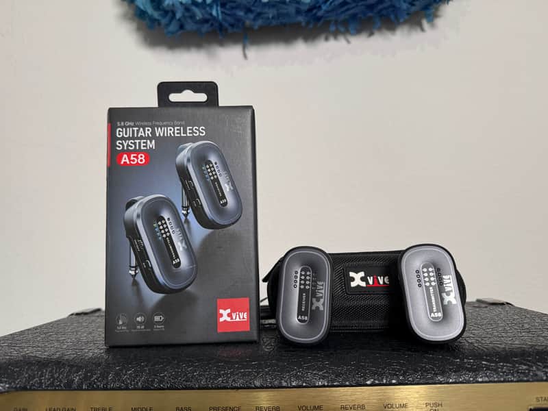 XVIVE A58 Guitar Wireless System 5.8GHz Digital Rechargeable Transmitter
