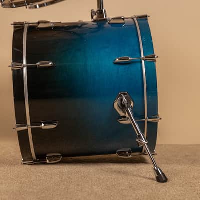 Pearl Session Custom Maple Marine Blue Fade Drum Set image 8